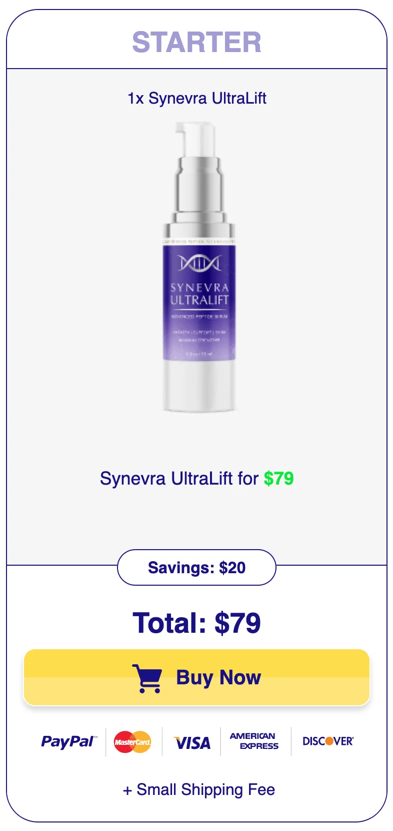Synevraultralift one bottle