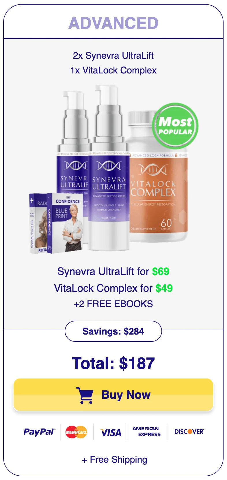 Synevraultralift three bottles order